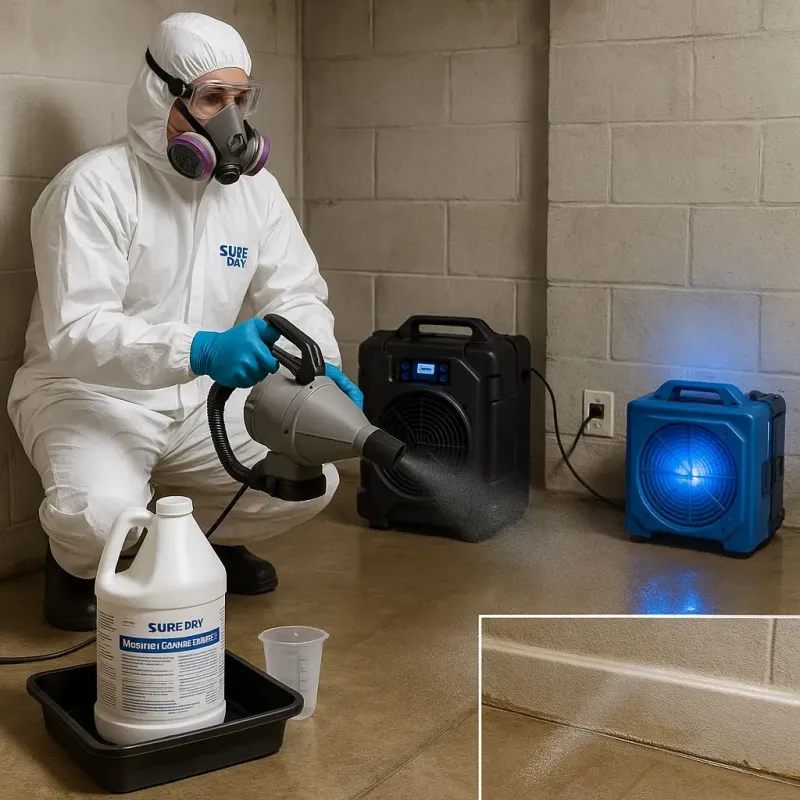 Sanitization and Odor Removal process in Ferrum, VA
